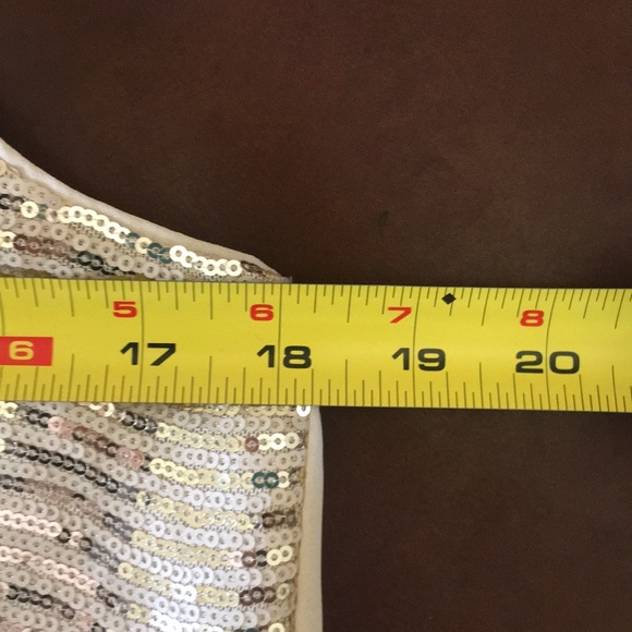 Skies Are Blue Stitch Fix Sequins & Lace Top - Picture 8 of 8